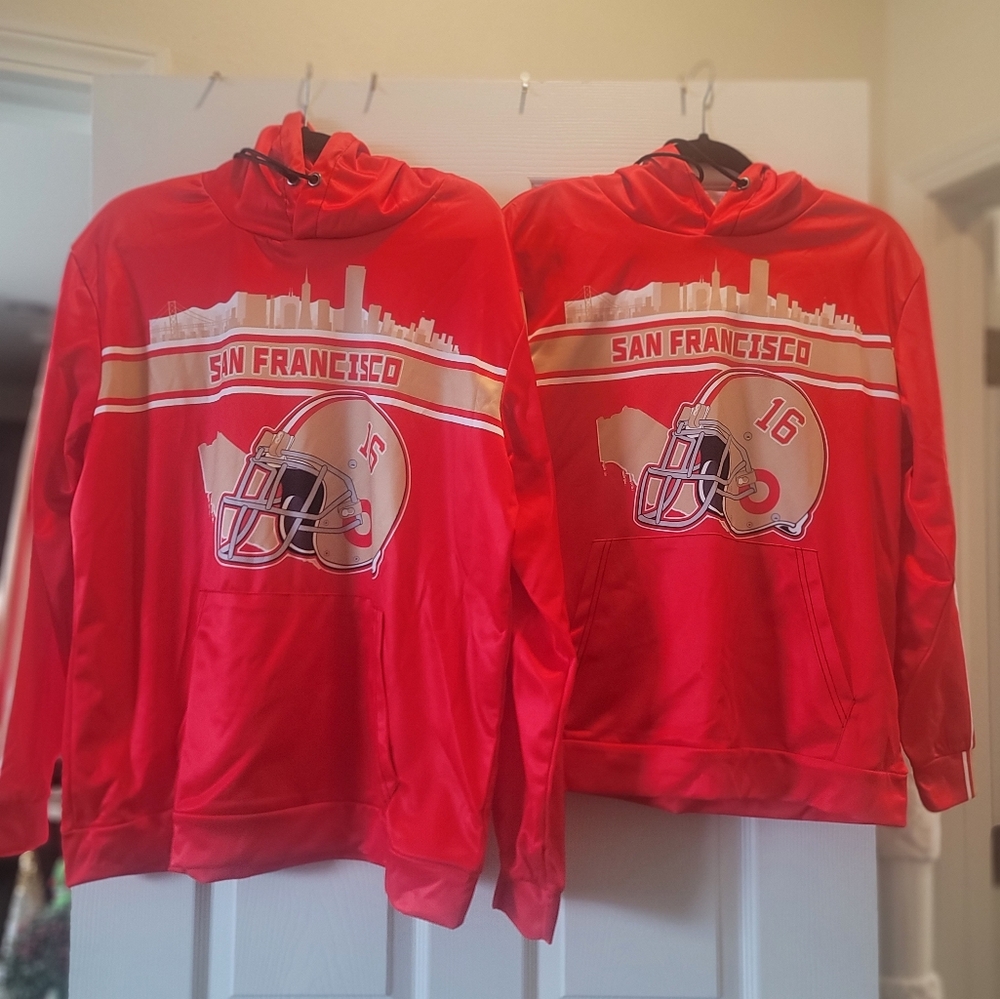 49ers sweatshirts. Montana # 16